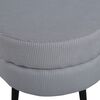 Venture Home Pouf Pot 40x40x40 cm a Coste Nero e Grigio