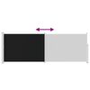vidaXL Tenda da Sole Laterale Retrattile 160 x 500 cm Nera
