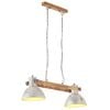 vidaXL Lampada a Sospensione Industriale 25 W Argento 109 cm E27