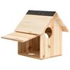vidaXL Casetta per Scoiattoli in Legno Massello di Abete 26x25x29 cm