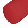 vidaXL Cuscini a rullo 2 pcs Rosso Ø 25 x 70 cm Tessuto