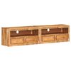 vidaXL Mobili Porta TV 2pz 88x30x40 cm in Legno Massello di Acacia