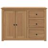 vidaXL Credenza con Cassetti Panama 112x40x80cm Legno Massello di Pino