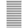 vidaXL Tenda a rullo zebra 80,9x175 cm Tessuto Larghezza 76,7 cm grigio