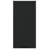 vidaXL Mobile da Bagno a Parete Nero 32x20x67 cm