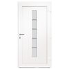vidaXL Porta d'Ingresso in Alluminio e PVC Antracite 100x210 cm