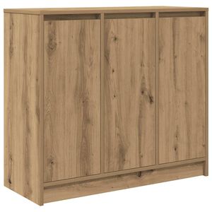 vidaXL Credenza Rovere Artigianale 85x34x76 cm in Legno Multistrato