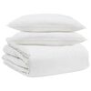 vidaXL Set di Piumoni con cuscino 3 pz Bianco Piuma d'anatra