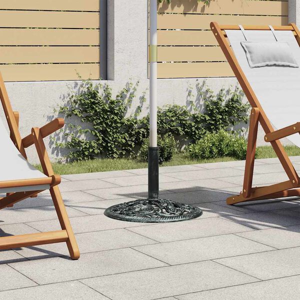 vidaXL Base ombrellone in ghisa 12 kg 48 cm