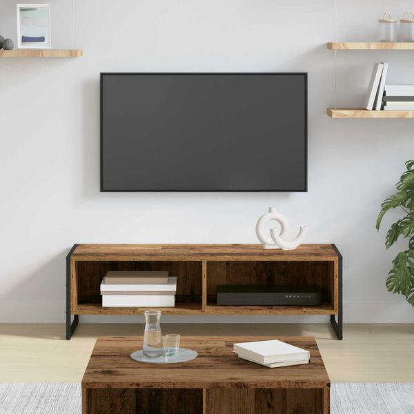 vidaXL Mobile TV Legno vecchio 100 x 36.5 x 30.5 cm Legno multistrato