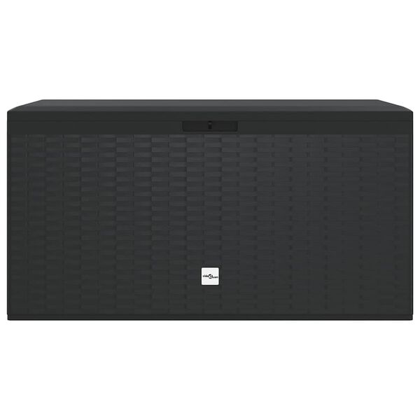 vidaXL Baule da Giardino Antracite 114x47x60 cm