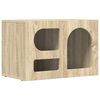 vidaXL Mobile TV ELST 60 x 35 x 40 cm Rovere Sonoma