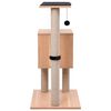 vidaXL Albero per Gatti con Tappeto Tiragraffi in Sisal 82 cm