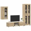 vidaXL Set mobile TV con porta FLORIN Rovere Sonoma Legno multistrato