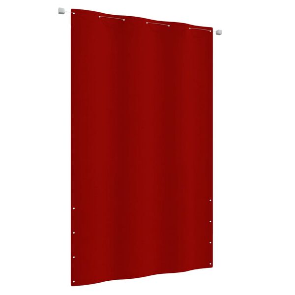 vidaXL Paravento per Balcone Rosso 140x240 cm in Tessuto Oxford