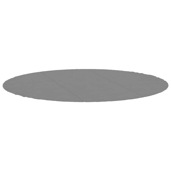 vidaXL Telo Sotto Piscina Grigio Chiaro &Oslash;396 cm Geotessile Poliestere