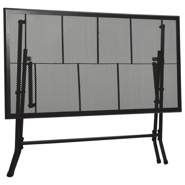 vidaXL Set Pranzo da Giardino 5 pz in Acciaio Antracite