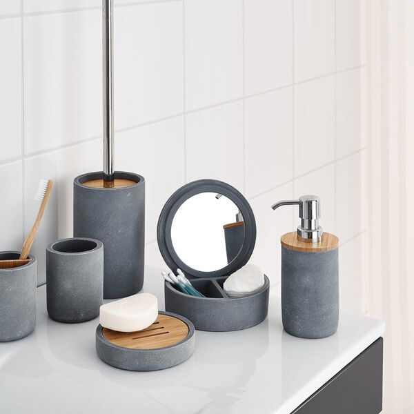 RIDDER Portasapone Liquido Grigio Cemento