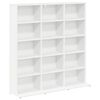 vidaXL Mobile per CD Bianco 96 x 23,5 x 97,5 cm Legno ingegnerizzato