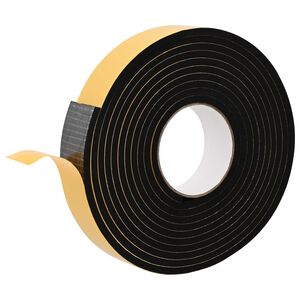 vidaXL Nastro adesivo in schiuma 20 pz Nero 30mm x 5m Schiuma CR