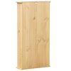 vidaXL Mobile Porta CD Corona 52x17,5x103 cm in Legno Massello di Pino