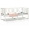 vidaXL Dormeuse senza Materasso Bianco 75x190 cm in Legno di Pino
