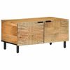 vidaXL Tavolino da Salotto Marrone 80x50x40 cm Legno Massello di Mango
