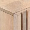 vidaXL Comodini 2pz 40x34x46 cm in Legno Massello di Mango Sbiancato