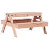 vidaXL Tavolo da Picnic per Bambini 88x97x52 cm Legno Massello Douglas