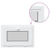vidaXL Finestra Seminterrato RISOR 60x40 cm Tilt 3 Vetri Bianco