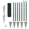 vidaXL Recinzione Euro in Acciaio 10x1 m Verde