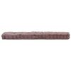 vidaXL Cuscino per Pallet e Pavimento in Cotone 120x40x7 cm Talpa