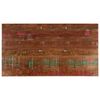 vidaXL Piano Tavolo 100x60x2,5 cm Rettangolare in Massello di Recupero