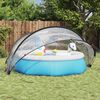 vidaXL Dome Piscina Trasparente 336 x 322 x 160 cm PVC