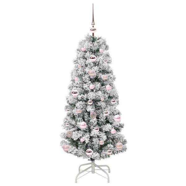vidaXL Albero di Natale Artificiale con Rami Pieghevoli 120 cm