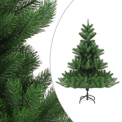 vidaXL Albero Natale Artificiale Abete Nordmann LED Palline Verde180cm