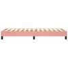 vidaXL Struttura Letto a Rete a Molle Rosa 100x200 cm in Velluto