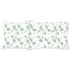vidaXL Cuscini per Sedie 4 pz Motivo a Foglie 120x50x7 cm in Tessuto