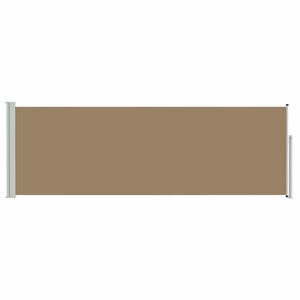vidaXL Tenda laterale retrattile Tortora 300 x 100 cm Poliestere