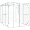 vidaXL Gabbia per uccelli Antracite 210 x 304 x 213 cm