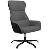 vidaXL Sedia Relax Grigio Chiaro in Tessuto