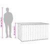 vidaXL Baule da Giardino Antracite 171x99x93 cm