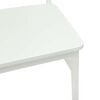 vidaXL Sedia da pranzo 2 pcs Bianco Legno Massello