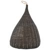 vidaXL Cesta per Gatti Cuscino Grigio 40x60cm Teepee Salice Naturale