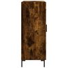 vidaXL Credenza Rovere Fumo 69,5x34x90 cm in Legno Multistrato