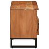vidaXL Mobile Porta TV 100x34x46 cm in Legno Massello di Acacia