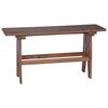 vidaXL panchina Naturale 100 x 30 x 51 cm Legno massello di recupero