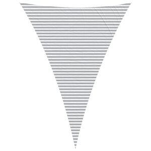 vidaXL Telo Ombra da Esterno Grigio chiaro e bianco 5 x 7 x 7 m