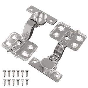 vidaXL Cerniera 2 pz Nichel 85 x 52,5 x 9,5 mm Ferro