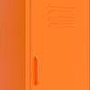 vidaXL Armadietto Arancione 42,5x35x101,5 cm in Acciaio